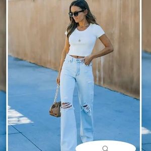 Vici denim jeans, 90s flare cut, nwt